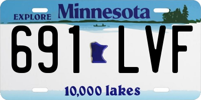 MN license plate 691LVF