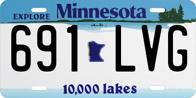 MN license plate 691LVG