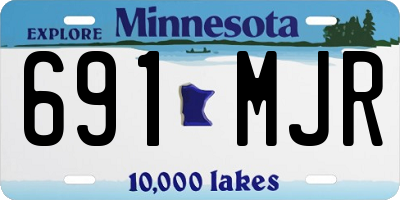 MN license plate 691MJR