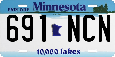 MN license plate 691NCN