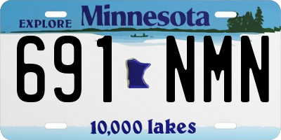MN license plate 691NMN