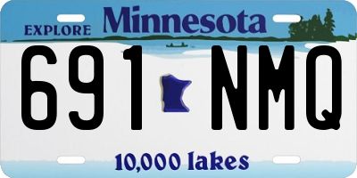 MN license plate 691NMQ
