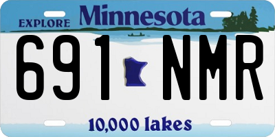 MN license plate 691NMR
