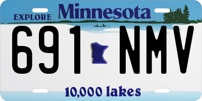 MN license plate 691NMV