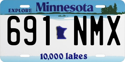 MN license plate 691NMX