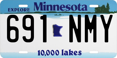 MN license plate 691NMY