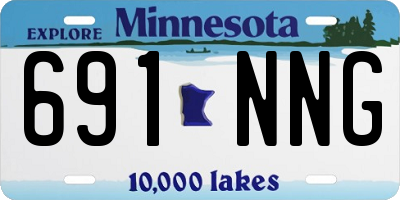 MN license plate 691NNG
