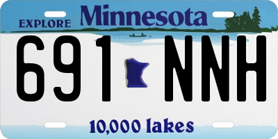 MN license plate 691NNH