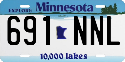 MN license plate 691NNL