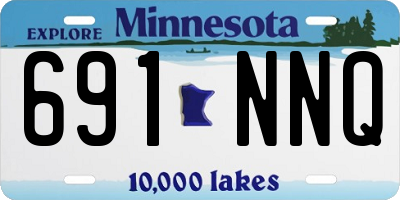 MN license plate 691NNQ