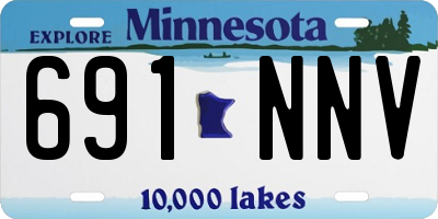 MN license plate 691NNV