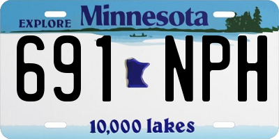 MN license plate 691NPH