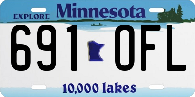MN license plate 691OFL