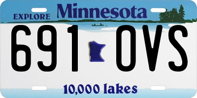 MN license plate 691OVS