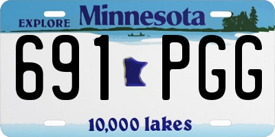 MN license plate 691PGG