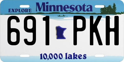 MN license plate 691PKH