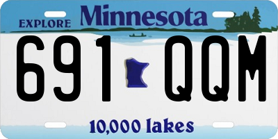 MN license plate 691QQM