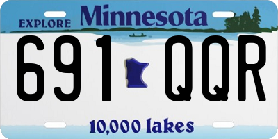 MN license plate 691QQR