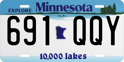 MN license plate 691QQY