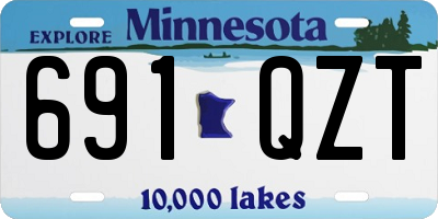 MN license plate 691QZT