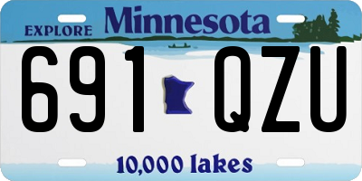 MN license plate 691QZU