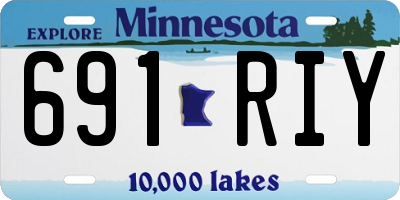 MN license plate 691RIY