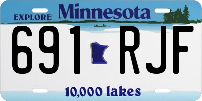 MN license plate 691RJF
