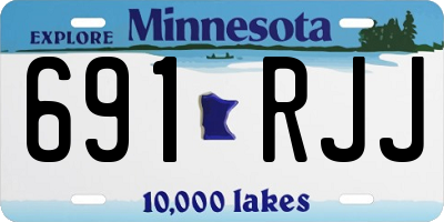 MN license plate 691RJJ