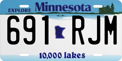 MN license plate 691RJM
