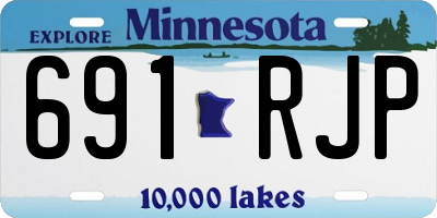 MN license plate 691RJP