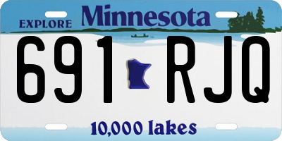 MN license plate 691RJQ