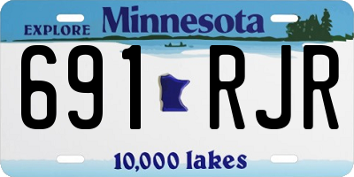 MN license plate 691RJR