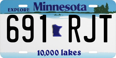 MN license plate 691RJT
