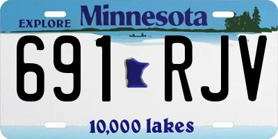 MN license plate 691RJV