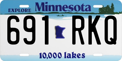MN license plate 691RKQ