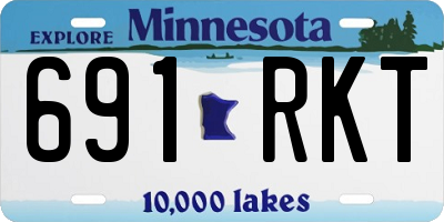 MN license plate 691RKT
