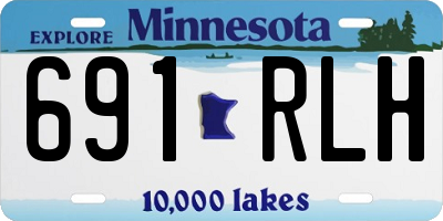 MN license plate 691RLH
