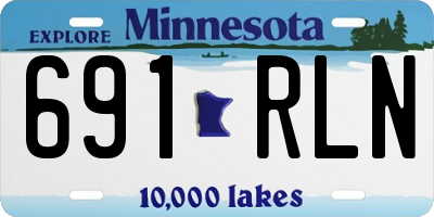 MN license plate 691RLN