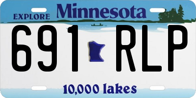 MN license plate 691RLP