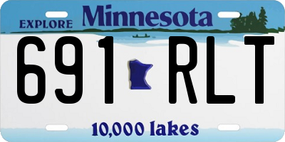 MN license plate 691RLT