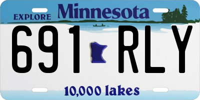 MN license plate 691RLY