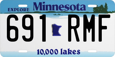 MN license plate 691RMF