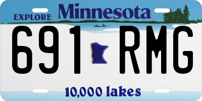 MN license plate 691RMG