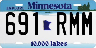 MN license plate 691RMM