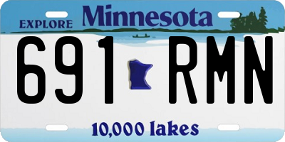 MN license plate 691RMN