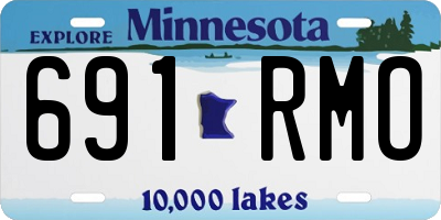 MN license plate 691RMO