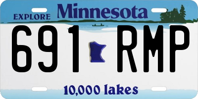 MN license plate 691RMP