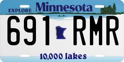 MN license plate 691RMR