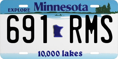 MN license plate 691RMS