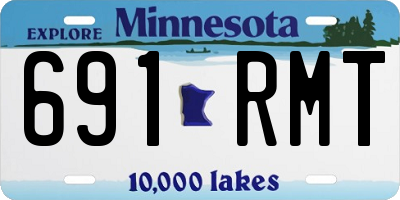 MN license plate 691RMT